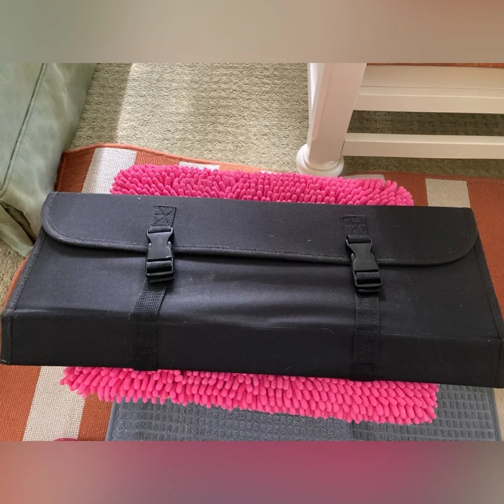 Professional CHEF KNIVES & EQUIPMENT Black Carrying Case Storage for Everything!